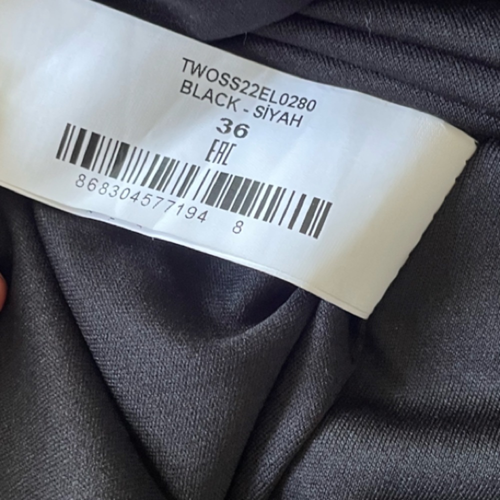 Trendyol Floral Print Cut Out Midriff Midi Dress Size 6 - Picture 9 of 12